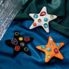 European and American Foreign Trade Starfish Franc Series Brooch - Image 1