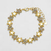 Chunky Fuchsia Crystal Star Bracelets for Women Gold Plated Pentagram Bracelets Dainty Jewelry Gifts - Image 7
