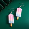 Summer Sweet Resin Drink Cup Dangle Earrings for Women Girl Kids Popsicle Beer Milk Tea Ice Cream Drop Earrings - Image 23