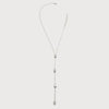 Stonefans Simple Crystal Clavicle Chain Necklace Jewelry for Women 2024 Metal Long Chain Choker Dress Accessories Gift