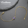 Stainless Steel Turkey Evil Eye Bracelets for Women Flat Blue Evil Eye Lucky Chain Charm Bracelet Jewelry Gifts - Image 1