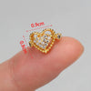 1PC Delicate Zircon Clip on Earrings Female Heart Ear Cuff No Piercings Fake Cartilage Earrings for Women Jewelry - Image 15