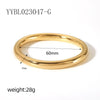 Stainless Steel Gold Plated Colorless Jewelry Hollow Bracelet Women's Chunky Men Bangles Bracelets - Image 10