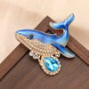 Baroque Rose, Pumpkin, Reindeer, and Whale Design Brooches for Men and Women, Jewelry and Accessories - Image 20