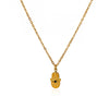 Zircon Hamsa Hand Evil Eye Pendant Necklaces For Women Gold Plated Stainless Steel Necklace Boho Aesthetic Jewelry Gift - Image 6