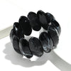 Vintage Acrylic Amber Elastic Geometric Bracelets Bangles for Women Stretchy Resin Big Cuff Bracelet Jewelry - Image 22