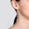 Silver Color Hollow Leaves Earrings for Women Temperament Long Tassel Tea Ear Chain Earring Fairy Jewelry - Image 2