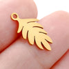 5Pcs/Lot Arrive Leaf Pendant Hollow Leaves Stainless Steel Charms for Earrings Bracelet Necklace Jewellery Making - Image 4