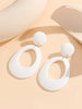 Colorful Acrylic Geometric Drop Earrings for Women Lightweight Boho Chic Dangle Jewelry Accessory - Image 11