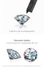Bezel Setting Ring Silver Beads Stackable Finger Rings For Women Lab Diamond Jewelry - Image 10