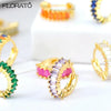 13mm Crystal Hoop Earrings for Women Silver Needle Zircon Huggie Small Earrings Hoop Piercing Jewelry Gifts - Image 2