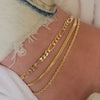 Stainless Steel Anklet Boho Triple Simple Chain Stacking Anklet For Women Jewelry Daily Party Matching - Image 2