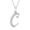 26 English Letter Zircon Pendant Necklace Temperament Personality Necklaces Jewelry Gift - Image 20