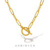 Classics Vintage Stainless Steel Chain Necklace for Unisex Woman Man Simple Charm Daily Jewelry - Image 1