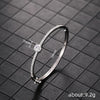 Fashionale Women's Cubic Zirconia Bangle Silver Color/Gold Color Modern Statement Female Hand Accessories Jewelry - Image 6