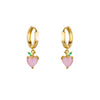 Simple Heart Drop Earrings For Women Stainless Steel Ear Cuff Piercing Dangle Earring Jewelry Gifts - Image 22