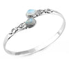 Vintage Ethnic Style Inlaid Imitation Stone Bracelet Elegant Open Adjustable Cuff Bracelet Women Men Party Jewelry - Image 8