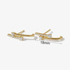 Crmya Classic Earrings for Women Zirconia Gold-plated Ear Cuff Stud Hoop Earrings Women Party Jewelry Accessories - Image 5