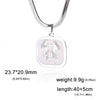 12 Zodiac Sign Necklace for Women Stainless Steel 12 Constellation Pendant Snake Neck Chain Choker Birthday Jewelry Gifts - Image 17