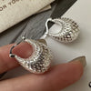 Silver Vintage Earrings For Women Simple Big Web Earring Jewelry Prevent Allergy Party Accessories - Image 2