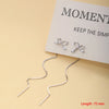 Simple Style Box Chain Tassel Drop Earrings For Women Long Dangle Earring Piercing Line Accessories Thin Mini Ear Jewelry - Image 21
