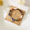 Minimalist Colorful Stone Beaded Bracelets for Women Men Handmade 12 Constellation Zodiac Sign Bracelets Jewelry - Image 34