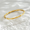 Open Stainless Steel Bangle with Decorative Stone Details in Multiple Styles - Image 19