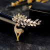 1 and Elegant Christmas Reindeer Brooch a Multi-Functional Holiday and Daily Jewelry Gift for Women - Image 4