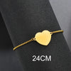 Personalized Bracelet For Men Women Stainless Steel Multi Styles Blank Nameplate Heart Bracelet Party Jewelry Gift - Image 35