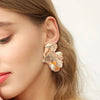 Women's Exaggerated Retro Alloy Ginkgo Leaf Earrings Creative Flower Plants Stud Earrings Casual Party Jewelry Lady Gift - Image 4