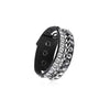 Punk Rivet Star PU Leather Bracelet Hip Hop Women Men Hip Hop Gothic Dark Girl Rock Jewelry Pendant Chain Accessories - Image 3