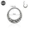 1PC Titanium Meteorite Crater Style Nose Rings Septum Hoop Crescent-Shaped Cartilage Tragus Helix Earring Piercing Body Jewelry - Image 10