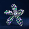 Romantic Purple Zircon Butterfly Brooches for Women Clothes Accessori Bow Dragonfly Ginkgo Leaf Broche Decorativo De Ropa - Image 22