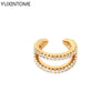 1PC Plated Gold Ear Cuff CZ Zircon For Women C Shape Men's Clip Earring Jewelry Clip On Ear - Image 12