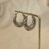 Smooth Stainless Steel Circle Hoop Earrings in Gold Tone and Silver Tone - Image 7