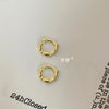 Silver Earrings Temperament Simple for Women Wedding Jewelry Accessories - Image 7