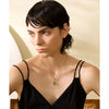 Stylish Green Glass Crystal Water Drop Pendant Necklace for Women 316l Stainless Steel Cast Gold Color Jewelry - Image 2
