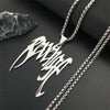 Punk Broken Stainless Steel Spiked Choker Necklace Women/Men Silver Color Pendants Necklaces Jewelry Lettre N3430S03 - Image 2