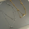 Letter Pig Nose Necklace for Women, European American Light Long Sweater Chain, Choker - Image 6