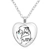 Rage Comic Necklace Derp Face Trollface Funny Meme Cartoon Glass Heart Shape Pendant Chain Necklace Charm Jewelry Collect Gift - Image 16
