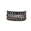 Gothic Skeleton Skull Punk Rivet Bracelet Retro Couple Bangle PU Leather Bracelet Jewelry Gift - Image 9