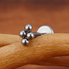 Titanium 16G Mini 4 Bead Cluster Labret Lip Ring Tragus Cartilage Helix Conch Earring Stud Nose Piercing - Image 22