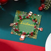 Christmas Tree Bracelet for Women Men Snowman Santa Claus Xmas Snowflake Colorful Year Festival Party Jewelry Gift - Image 1