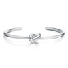 Dainty Knot Cuff Bracelet Bangles for Women, Gold Color Stainless Steel Bracelets, Wristband Jewelry Gift to Her - Image 7