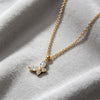 Silver Star Moon, Snowflake, Bow Design Zircon Inlaid Necklace, Women's Jewelry Valentine's Day Gift - Image 5