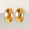 Tobest European Style Punk Geometric Half Metal Big Ball Round Earrings for Women Girls Party Accessories - Image 17