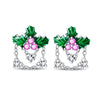 Women's Silver Snowflake Christmas Sparkling Zircon Winter Earrings Fit For Engagement Parties Jewelry - Image 45