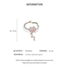 2pcs Imitation Pearl Crystal Tassel Earrings Pink Mesh Flower Pendant Necklace Temperament Women's Jewelry Set K - Image 6