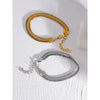 Stainless Steel Chain Necklace Hip Hop Metal Gold Color Geometric Punk Women Anniversary Gift Accessories - Image 2
