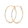 Large Thin Hoop Earrings in Stainless Steel 30mm to 100mm - Image 21